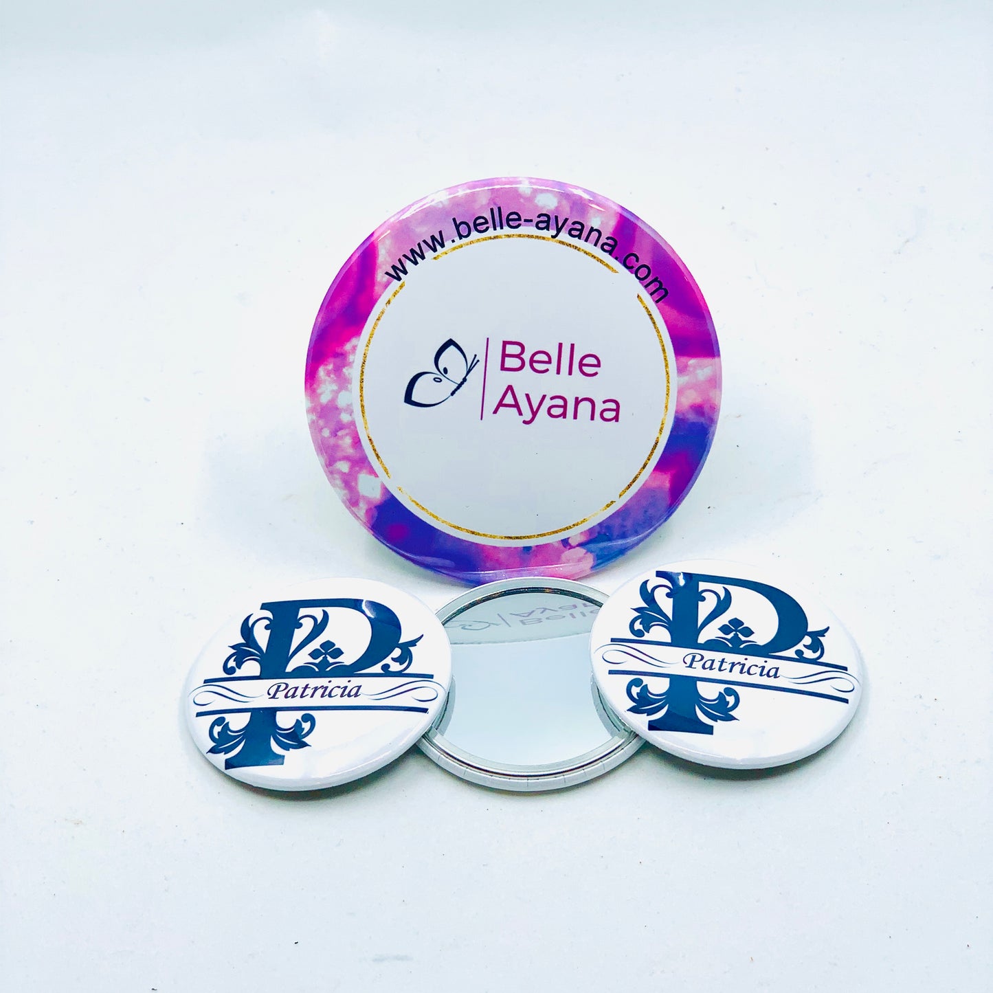 Button Pin Mirror 2