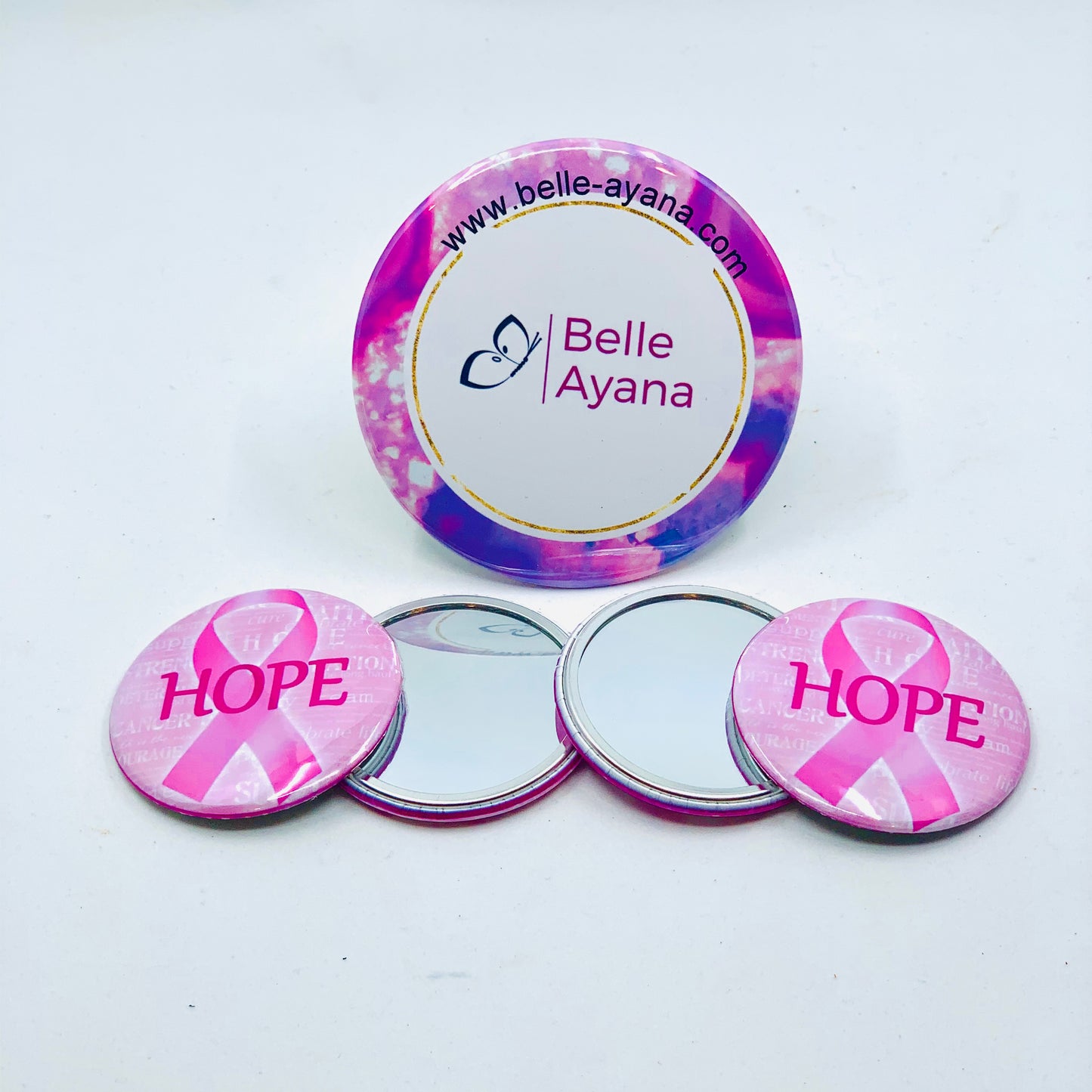 Button Pin Mirror 8