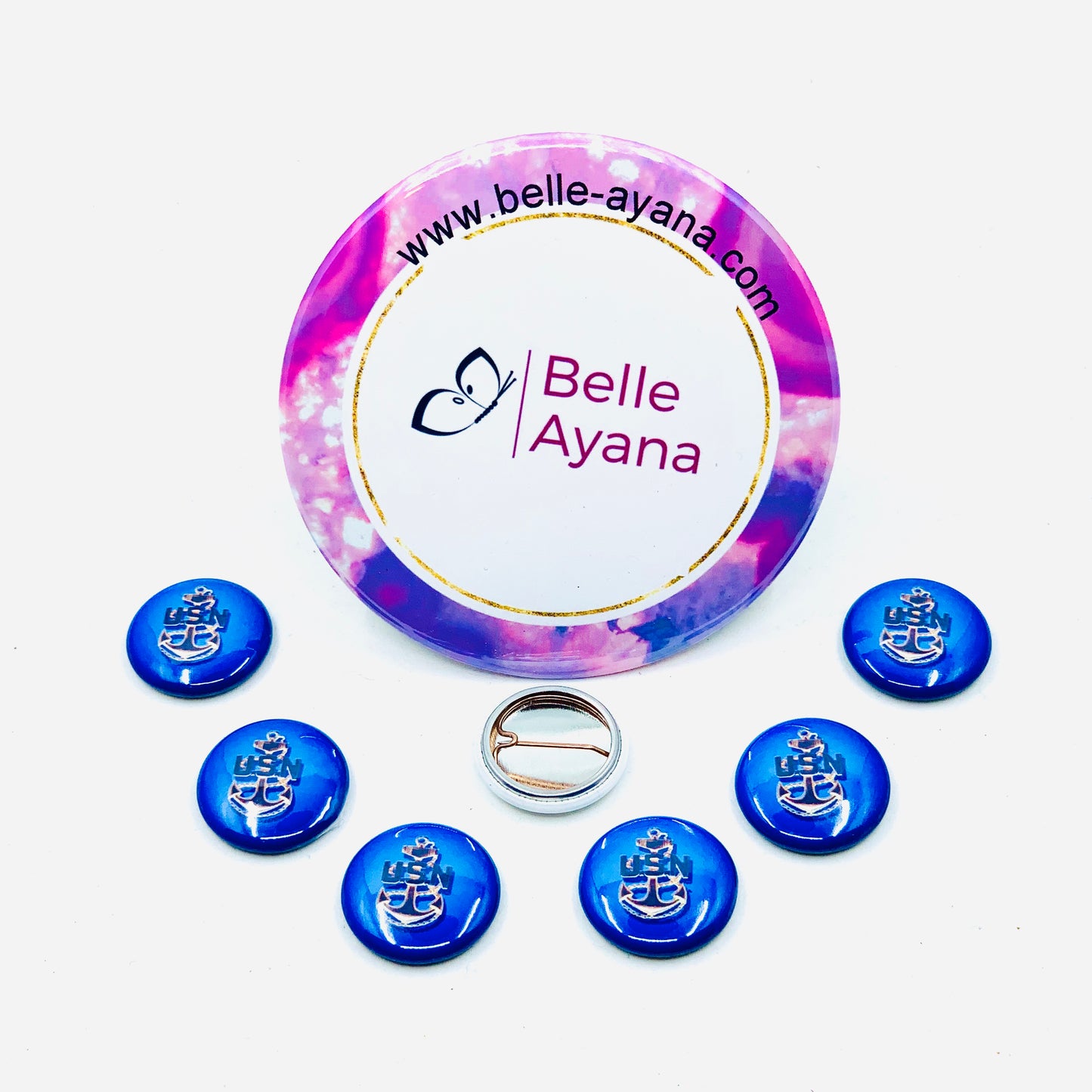 Button Pin Back (wholesale) - Navy Chief...Navy Pride!