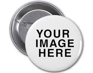 Button Pin Back (wholesale) - Custom Design