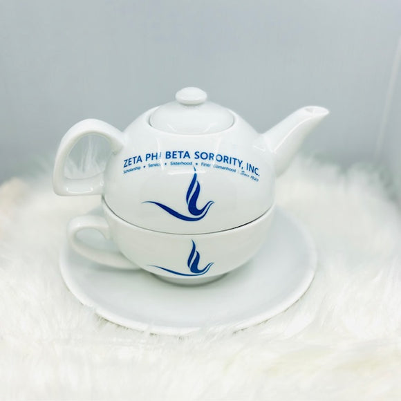 BAB's - Zeta Tea For One Set 16oz. (Dove)