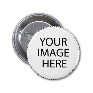 Button Pin Back (wholesale) - Custom Design