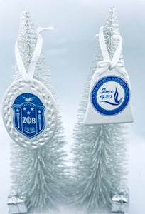 Zeta Phi Beta Sorority, Inc. Holiday Ornament