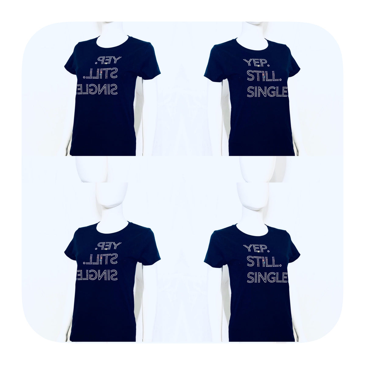 Spingly Bab BAB Sparkle - Short Sleeve - Yep. Still. Single. – Belle-Ayana LLC
