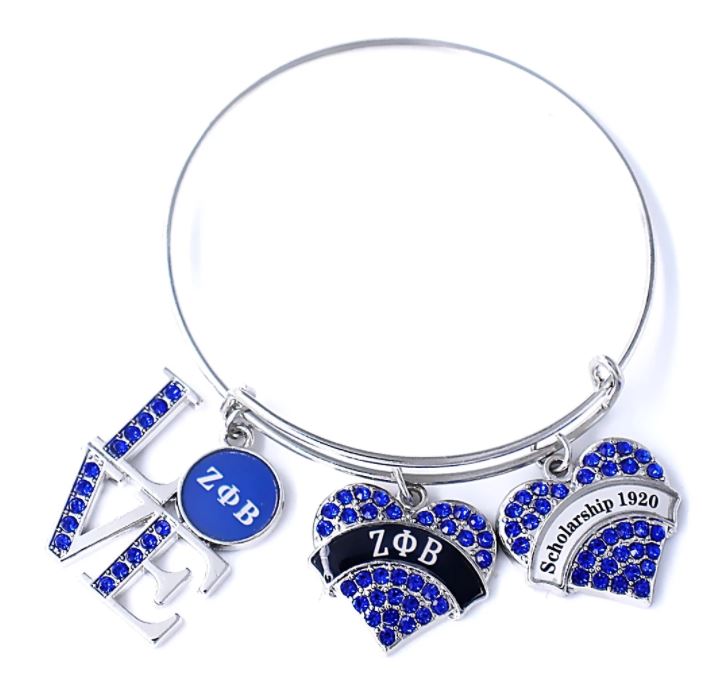 Zeta Phi Beta Bracelet (Finer Since 1920)